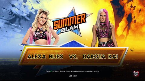 WWE 2k23 Alexa Bliss vs Dakota Kai
