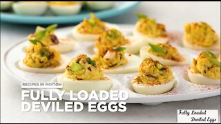 How to Make Fully Loaded Deviled Eggs Appetizer Recipes
