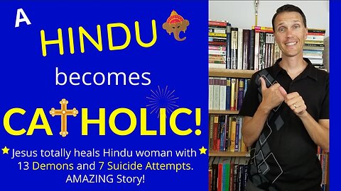 Hindu Catholic Convert (Popular Hindu becomes Catholic!)