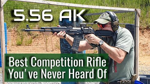 5.56 AK the best competition rifle for 2-Gun? Why yes.