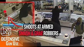Armed California Store Worker Shoots At Smash & Grab Robbers