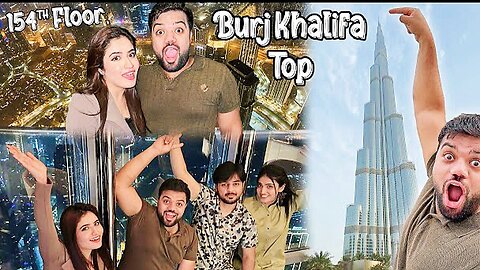We Went To The Top Of The Burj Khalifa 😱 | VIP Pass Tour & View From The 154th Floor 😍