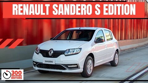 RENAULT SANDERO S EDITION a special version with sporty look and 1.0 liter engine