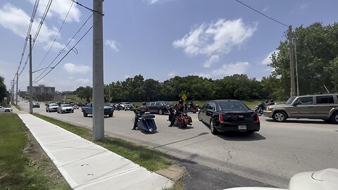 Funeral Procession for Dickie Guess Jr. (2 Miles Long!)