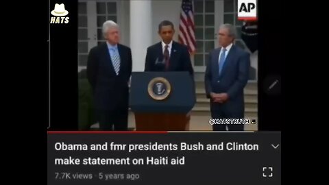 Obama, Clinton, Bush Con-Job Before Stealing Haiti Aid Money