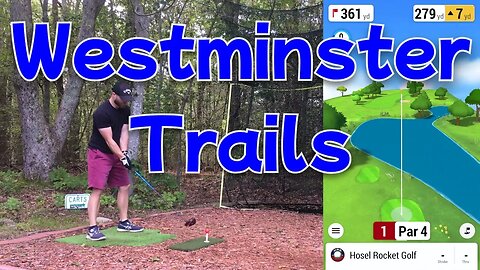 Westminster Trails Golf Club - 18 Hole Sim Course Vlog Simulator Garmin Approach R10 Launch Monitor