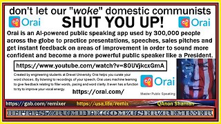 don't let our "woke" domestic communists SHUT YOU UP