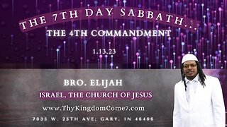 THE 7TH DAY SABBATH... THE 4TH COMMANDMENT