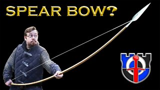 FANTASY RE-ARMED - the medieval LONGBOW: can you use a shield with it or as a melee weapon?