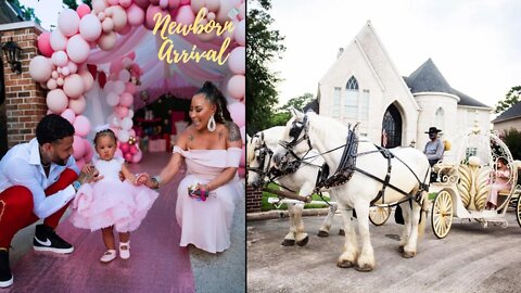 Hazel E Throws A Princess Themed Party For Daughter Ava's 1st B-Day! 🎠