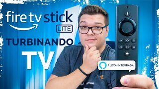 Amazon Fire TV Stick Lite - TRANSFORME SUA TV em SMART de um JEITO MUITO BARATO! COM ALEXA! ANÁLISE!