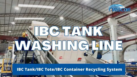 IBC Tank Washing Line - IBC Container Recycling Plant