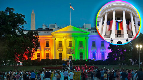 Whitehouse Hangs Pride Flag in the Middle of Whitehouse