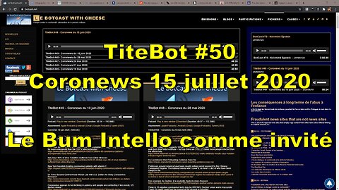 TiteBot #50 – Coronews du 15 juillet 2020