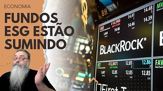 BLACK ROCK e VÁRIAS OUTRAS GESTORAS de DINHEIRO encerram seus FUNDOS ESG por RENDIMENTO BAIXO