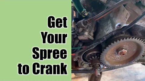 Honda Spree ● Fixing the Bendix and Drive Pulley to Get Your Scooter to Crank!