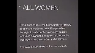 Men Allowed in Women's Washrooms