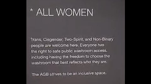 Men Allowed in Women's Washrooms