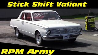 Stick Shift Plymouth Valiant Drag Racing