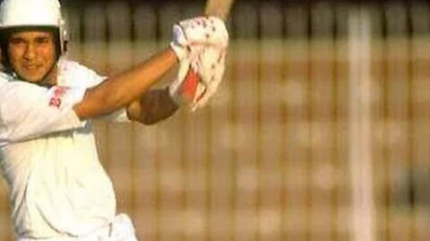 Sachin Tendulkar First Match in International Cricket by Facing Waqar Younis