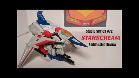 Studio Series (#72) STARSCREAM Transformers Bumblebee Movie Voyager Review by Rodimusbill