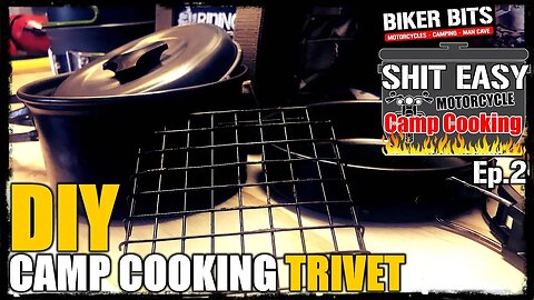 DIY Trivet - Ep.2 Motorcycle Camp Cooking