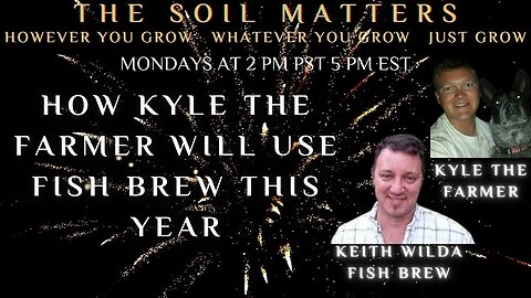 How Kyle The Farmer Will Use Fish Brew This Year