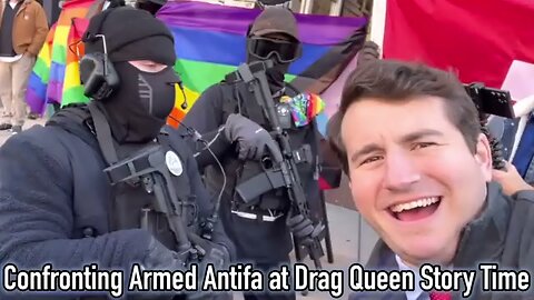 Denton TX: Alex Stein Confronts Armed Antifa at Drag Queen Story Time