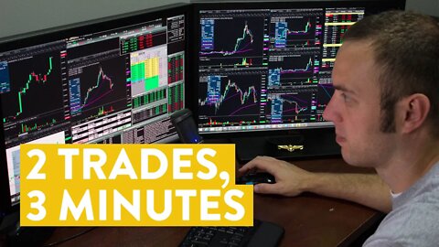 [LIVE] Day Trading | 2 Trades, 3 Minutes, $600 in My Pocket