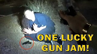 Cop's Life Saved By Gun Jam During Shootout On Video! LEO Round Table S08E30