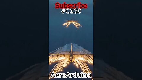 Just Saw Impressive Magical #C130 Flares Action #Flying #Aviation #AeroArduino