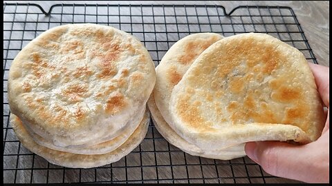 I've been doing this Flatbread every day since I learned this method. Extremely Delicious