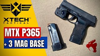 XTECH Tactical MTX + 3 P365 Magazine Extender - Swing and a miss..