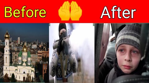 Before And After war russian ukraine explosion| russian ukraine War leak video |ukraine explosion