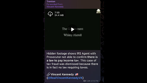 Hidden footage shows lRS Agent with Prosecutor not able to confirm there is a law to pay income ta×