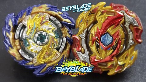 MIRAGE FAFNIR .Nt 2S vs LORD SPRIGGAN .Bl.Dm' - Beyblade Burst ベイブレードバースト