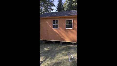 The Hillsdale Shed from Lowe’s (aka: The Goat House)