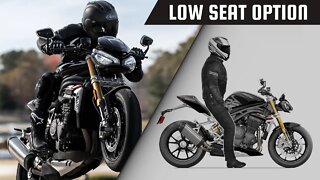 Triumph Speed Triple RS LOW SEAT. Right For You?