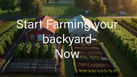 Learn to farm and be self sustainable before the collapse
