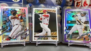 Ohtani Black Gold & Acuna ASG Refractor 🔥 | 2021 Topps Chrome Update