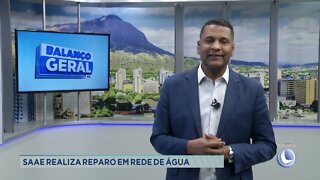 SAAE realiza reparo em rede de água