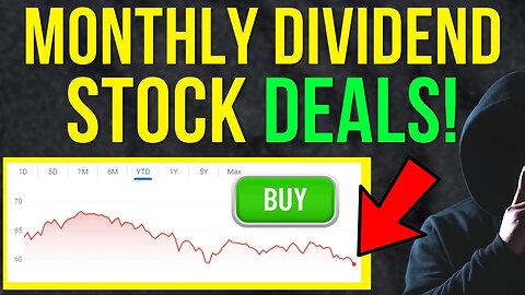 3 Safe High Yield Monthly Paying Dividend Stocks (On Sale Now!)