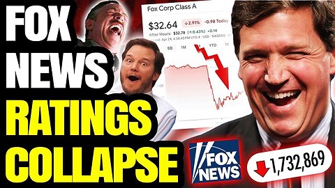 COLLAPSE: Fox News Ratings FREEFALL! Bloodbath Loss Of +2,000,000 Viewers | Tucker’s Revenge!