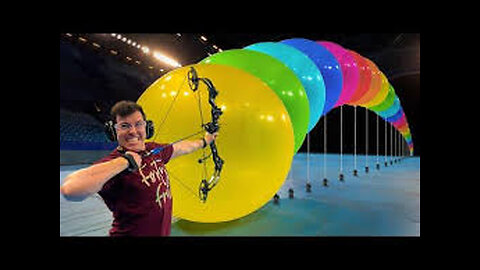 How Many Giant Balloons Stops An Arrow