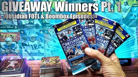 Giveaway Winners Pt. 1 | Contenders Packs from Obsidian FOTL & Boombox Episodes