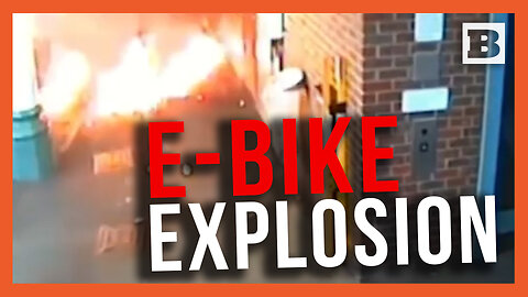 E-Bike Inferno! Electric Vehicle Explodes on English Rail Station