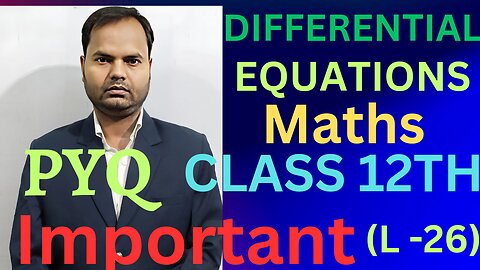 #Differentiationequation #class12thmaths #calculus ||MOST IMPORTANT QUESTION ||vvi