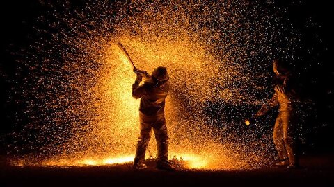 Molten Steel Exploding at 10,000fps - The Slow Mo Guys