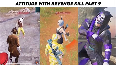 Pubg Mobile Attitude 😈 With Revenge Kill Max Blood Raven X-Suit | Part 9 | Xbot 2.0