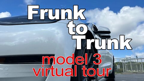 Tesla Model 3 Virtual Tour! - Frunk to Trunk of the Tesla Model 3 -Elon Musk's Master Plan in Motion